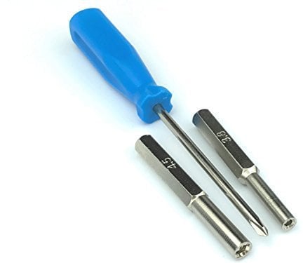 Silverhill Tools ATK253 3.8 mm & 4.5 mm Security Screwdriver Game Bit Tool Set for Nintendo System and Cartridge also Super Console Games NES Cart SNES Gamecube Gameboy GBA Sega Genesis N64 Games Boy