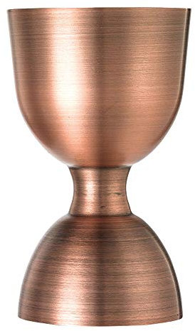 Barfly M37006ACP Heavy-Duty Straight Rim Bell Jigger, Antique Copper
