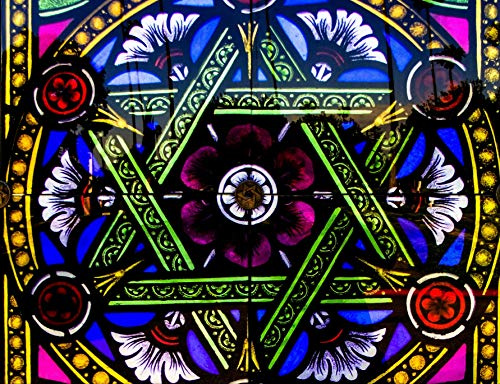 hansepuzzle 62920 - Kirchenfenster Puzzle 1000 Teile - Religion-Puzzle mit hochwertiger Aufbewahrung: Kartonbox und wiederverschließbarem Beutel - Format 60 × 46 cm