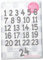 GLITZER Bügelbild Adventkalender Zahlen 1-24 Aufbügler Applikationen Bügelsticker für Stoffe Textilien Kinder zum Aufbügeln Flicken, Farbe:Glitzer silber