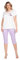 e.FEMME® Pigiama da Donna 806 in Cotone e Modal Ecru/Viola 42