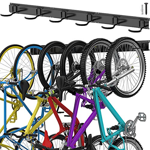 TORACK Bike Wall Rack - 3 or 6 Bikes Versions
