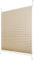 ROOMY Plissee Klemmfix, verspannt, Blickdicht, Sichtschutz Sonnenschutz Jalousie Creme, 90 cm x 210 cm (B x L)
