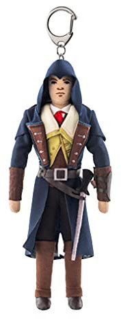 FragStore Assassins Creed Keychain - Arno Dorian Plush Action Figure 21cm - Assassin Creed Unity Game Merchandise Collectibles Origins Figures Statue - Merch Assessories Toy from Multicolor Polyester