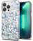 Ringke Fusion Design Compatible with iPhone 13 Pro Case, Transparent Hard Back with Holographic Floral Girls Women Design Panel Shockproof TPU Bumper Phone Cover - Wild Flowers