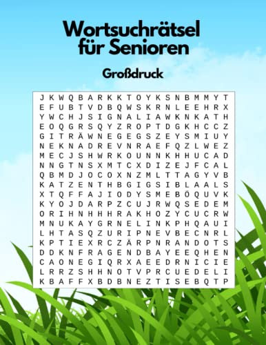 Wortsuchrätsel für Senioren: Buchstabenrätsel Großer Rätselspaß für Senioren und Erwachsene | Großdruck | Wortsuchrätsel für erwachsene | Gedächnistraing für Senioren | Omas Rätselbuch