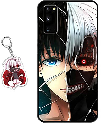 Staremeplz Hülle für Samsung Galaxy S21 FE 5G Anime Handyhülle [Mit Schlüsselbund] Cartoons Silikon Sanft Bumper Case Hülle für Samsung Galaxy S21 FE 5G