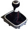 Kakulkomen Schaltsack Schaltmanschette Schwarz Schaltknauf 6 Gang Kompatibel mit V-W Golf 5 Golf 6 MK5 MK6 R32 GTI 2004-2009