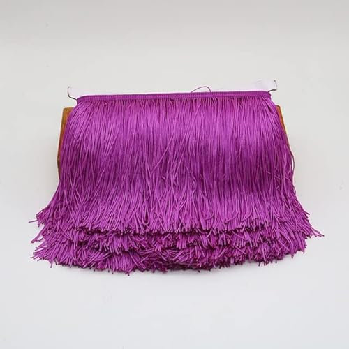 JIAMU 10 Yards 15 cm lange Quaste, Fransenborte, Spitzenband, Quasten für Vorhänge, Kleider, Fransen zum Nähen, Zubehör, Basteln
