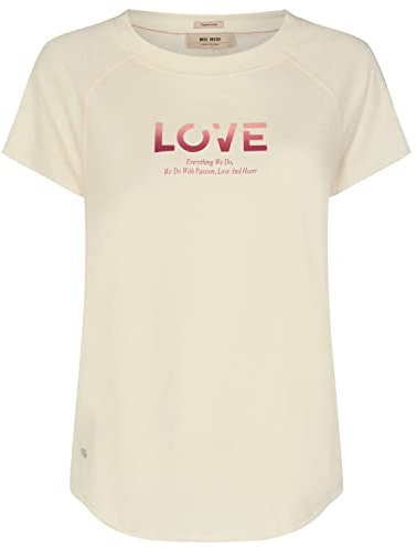 Mos Mosh Damen T-Shirt Leni O-SS Tee Misty Rose - M