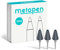 metapen Tips for Stylus M1 and M2 (3pcs, Grey) Compatible with ASUS Chromebook Flip Surface Pro 8