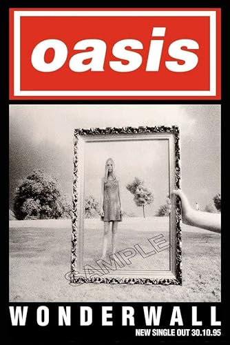 Oasis Wonderwall Vintage Poster Rockband Musik Heavy Metal Foto Wandkunst Poster A4