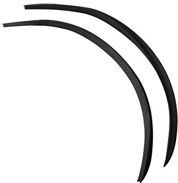Surakey Auto-kotflügelverbreiterungen,2 Stück 72 cm Carbon Faser Auto Radlauf Verbreiterung Kotflügel Schmutzfänger Universal Auto Radlaufverbreiterung Verbreiterung Auto Rad Schutz Dekoration