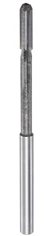 sourcing map Spannen Reibahle 4.2mm H7 Hartmetall Spitze Gerade Flöten Rund Schaft Drehmaschine Fräser