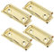Ciieeo 4 Stück Goldene Klemmbrettklammern - Binder Taschenbinder Sammelalbum Binder Klemmbretter Hardware Klemmbrettklammern Für Klemmbrettklemmen Zubehör Bürobinderklammern
