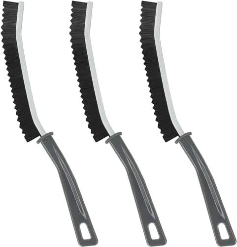 Bathroom Crevice Gaps Cleaning Brush Dead Corners Grout Cleaner Scrub Brush Deep Tile Joints - Stiff Angled Bristles for Showers, Bathtubs, Kitchens