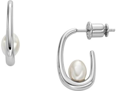 Skagen Creolen-Ohrringe für Damen Kunstperle, SKJ1797040