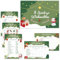 Weihnachtsspiele, 5 Spiele für Weihnachten (je 10 Stück), Weihnachtsquiz, Partyspiele Familie, 5 Weihnachtsrätsel zur Beschäftigung zu Weihnachten, Design Tannengrün 2023