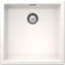 SCHOCK | Fregadero de cocina Galaxy N100U 1 bañera con ganchos subterráneos incluidos, Material®Cristadur, blanco puro, 430 x 430 mm