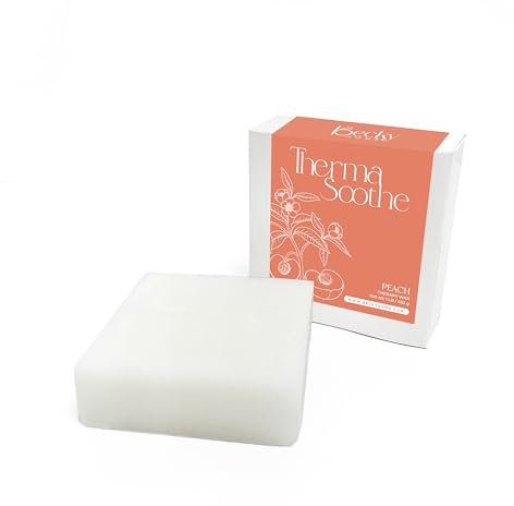 Becky Home Spa Wax - Pfirsichduft Paraffinwachsblöcke für Paraffinbäder - 0,5 kg