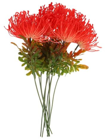 ABOOFAN Lot de 10 Fleurs Artificielles De Lys Araignée Fausses Tiges De Lys Araignée pour Décoration De Mariage