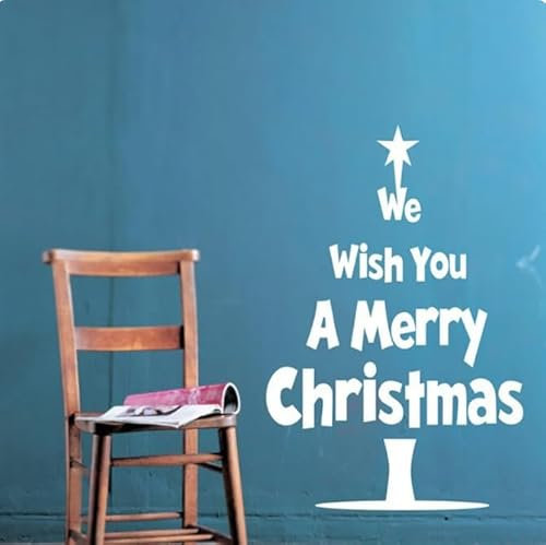 Wandtattoo Baum Wandaufkleber Schaufenster Wandtattoo, weiß, 90 x 60 cm