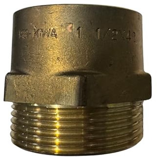 DSTOCK60 - Verbindungsstück, gerade, zum Schweißen, Außengewinde x 1 1⁄2 Zoll x 42 Kiwa