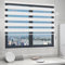 Verdunkelungsrollo Klemmfix 40 x 250 cm Sonnenschutz Sichtschutz Fensterdecor Doppelrollo Verdunkelung Inkl. Zubehör, Energiesparend für Fenster & Türen, Weiß