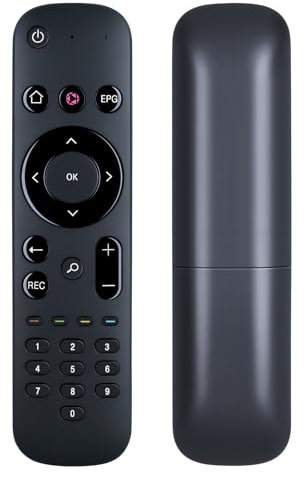 TRUCKON Neue Ersatzfernbedienung passend für Deutsche Telekom MagentaTV Box Play 40868873, mit Bluetooth (schwarz)