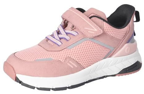 RICOSTA Mädchen Stiefel Cyber, Kinder Halbschuhe, Weite: Mittel, lose Einlage, Turnschuhe, Laufschuhe, Booties, Schnellverschluss, Sucre (320), 32 EU