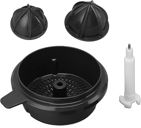 QANYEGN Cestello per pressa arancione per spremiagrumi, kit filtro per pressa arancione per spremiagrumi, cono per pressa in plastica ABS Accessori per parti di macchine per