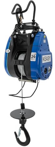 Tagtuell Elektrische Seilwinde, Elektrischer Hebebühne mit Drahtlose Fernbedienung, 29m/95.14ft Maximale Hubhöhe, Doppelte Kontrollmethoden, für Fabriken, Docks, Minen, Lager, Baustellen