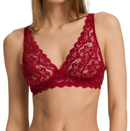 Hanro - Moments - Soft Cup BH - ohne Bügel (80C Red Dahlia)