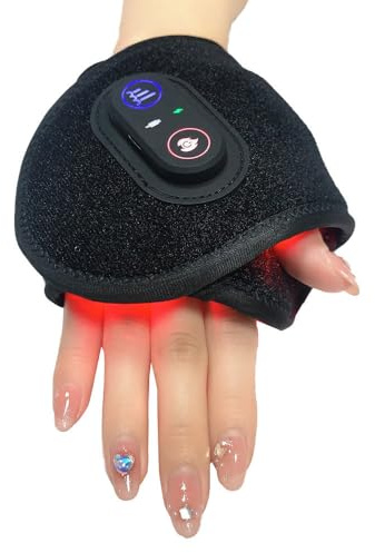 Eincov NeuroBrace Therapiebandage Rotlichttherapie Gürtel – 660nm & 850nm Infrarotlampe für effektive Schmerzlinderung an Arm, Handgelenk, Knöchel, Fuß