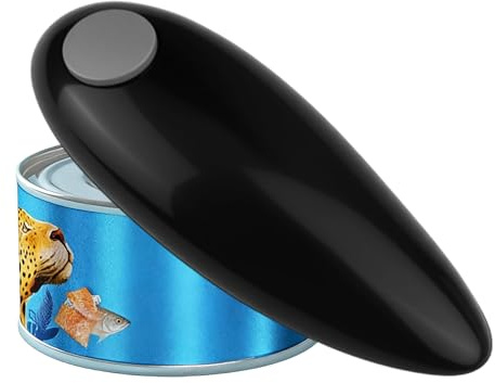 ingoodtle Electric Can Opener, One Touch Automatic Tin Opener | Open Any Size Cans for Kitchen Cooks Housewives, Battery Operated, Smooth Edge Without Hurting Hands, Magnetic Lid Removal