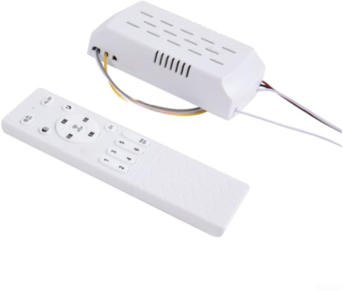 AugustknowU 6 Velocità DC Ventilatore Da Soffitto Controller Con Telecomando Funzione Dimming 220V Tensione di Ingresso DC24V Uscita 30W Gestione Potenza