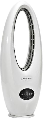 ClaShop Ventilatore Senza Pale Acceleratore d’Aria Silenzioso Display Digitale Touch 3 Velocità Oscillante 70° Timer 8 Ore Telecomando 45W Design Moderno