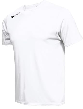 Asioka 130/16 Sport-T-Shirt für Erwachsene, Unisex M weiß