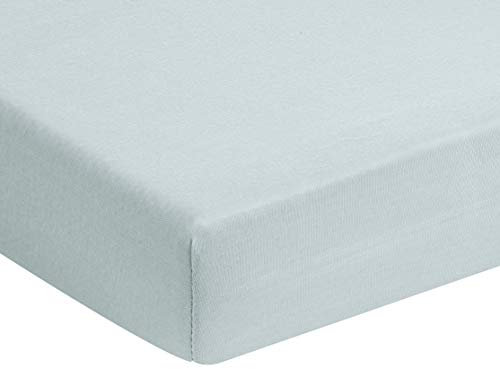 Träumeland TT04161 Spannbetttuch TENCEL mint, 40 x 90 cm, mehrfarbig