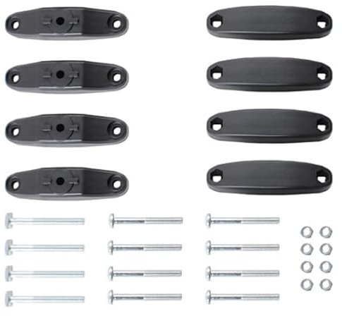 MENABO Adaptateur Barres de Toit Acier pour Porte-Skis Iceberg