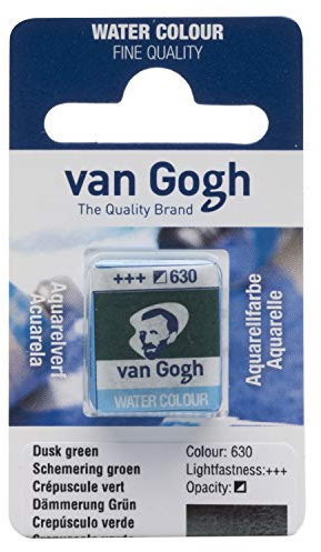 Van Gogh Aquarellfarbe, halber Näpfchen, Dämmerung Grün 630