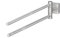 TrendLine Handtuchhalter Simple Cube Schwenkbar 2-armig Handtuchstange