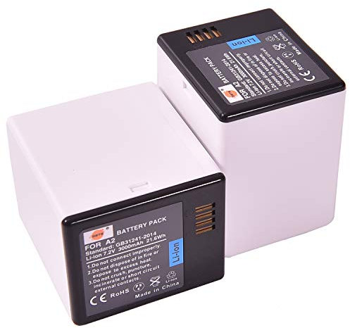 DSTE 2-Pack A2 Rechargeable Battery Compatible with Arlo Go Battery (VMA4410)