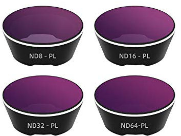 Kamera Objektiv Filter für DJI FPV Combo Drone, Colorful MRC-PL, UV, ND Kamera Objektivfilter kompatibel mit DJI FPV Combo Drone (ND8-PL+ND16-PL+ND32-PL+ND64-PL)
