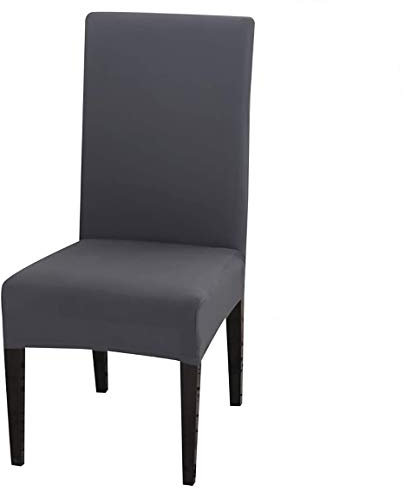 Layack Stuhlhussen 2er Set Elastische Moderne Beschützer Stuhlhussen, Abnehmbarer Waschbarer Stühle Schutz Dekoration Stuhlbezug für Esszimmer, Hotel, Bankett, Hochzeit, Partys Deko
