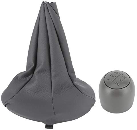 Yctze Schaltknauf, 5-Gang Schalthebel mit Staubdichter Stiefelkragen Ersatz Passend für Panda/500 500C, Gearshift Head, Shift Gaiter, Gear Shift Boot, Gear Shift Collars