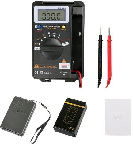 Multimetro digitale, VC921 Auto Ranging tasca multimetro digitale tascabile multimetro digitale Multi tester digitale tipo portatile Test voltmetro display digitale ad alta precisione 4000-word
