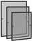 XMTECH Fliegengitter Fenster Insektenschutz 100x120cm Fliegenschutzgitter mückengitter gitter moskitonetz Spannrahmen gitter mit Aluminium Rahmen ohne Bohren für Fenster Anthrazit