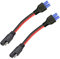 ZHOFONET EC5-zu-SAE-Kabel,EC5 Buchse Stecker auf SAE Power Automotive Adapter mit 15cm 10AWG Silikonkabel,SAE zu EC5 Stromanschluss für Solarmodulbatterien für Automotoren,Autobatterie