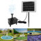 YRHome 2W Solar Springbrunnen Solarpumpen Update Teichpumpe Garten Wasserpumpe Schwimmender Solar Panel Brunnen Fontäne Pumpe für Vogelbad, Garten, Fisch-Behälter, Pool, Kleiner teich